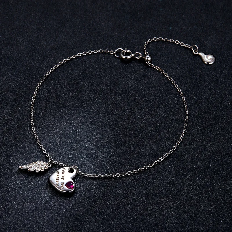 (imagine pentru) Pandora Style Love Letter Bracelet - BSB052 - Vizualizare 8