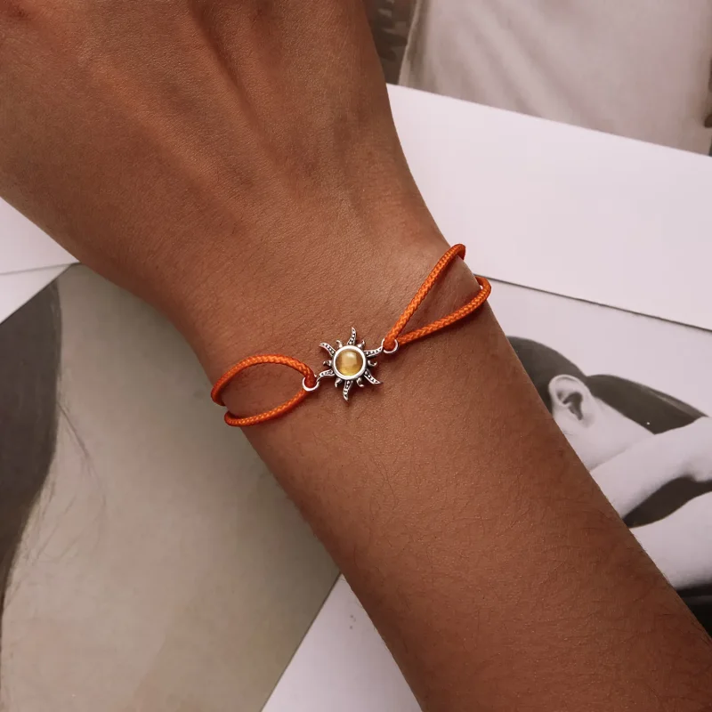 (imagine pentru) Pandora Style Orange Sun Bracelet - SCB230 - Vizualizare 5