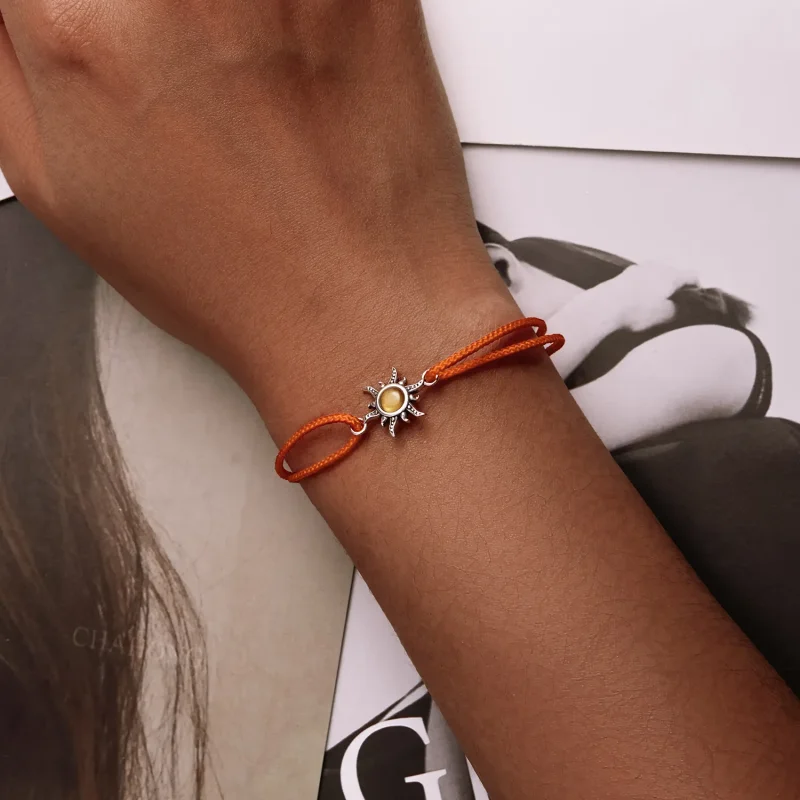 (imagine pentru) Pandora Style Orange Sun Bracelet - SCB230 - Vizualizare 7