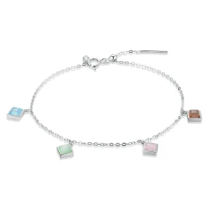 (imagine pentru) Pandora Style Simple Geometry Bracelet - SCB224