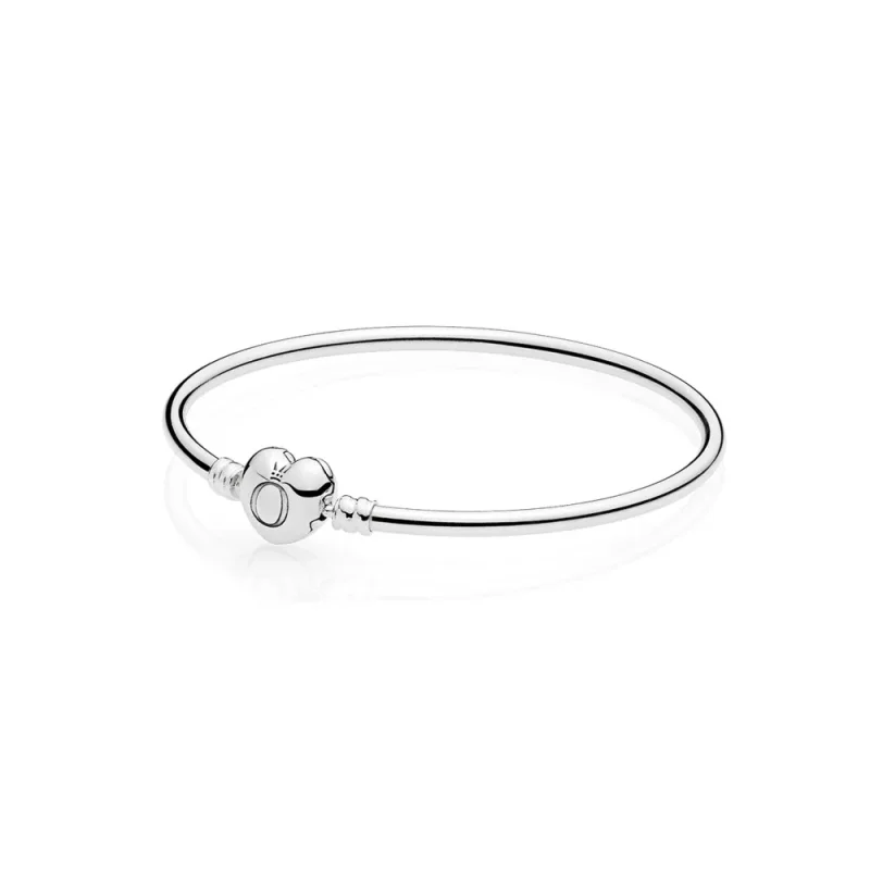 (imagine pentru) Brăţară bangle Moments din argint, cu închizătoare în formă de i