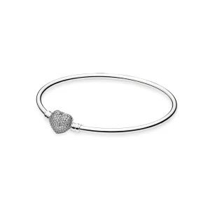 (imagine pentru) Brăţară fixă Moments din argint 925 şi zirconiu cubic - PANDORA