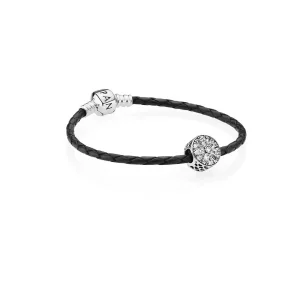 (imagine pentru) Brățară fulg de nea din argint - PANDORA R900163