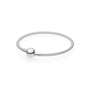 (imagine pentru) Brăţară Moments cu bucle din metal împletit - 596543 - Brăţări P