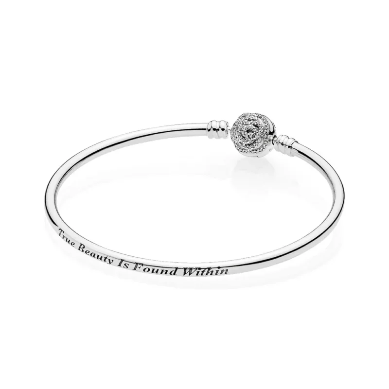 (imagine pentru) Disney, Brăţară Frumoasa şi Bestia - 590748CZ - Brăţări PANDORA - Vizualizare 2