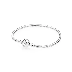 (imagine pentru) Brăţară Moments cu închizătoare netedă, din argint - 590728 - Br