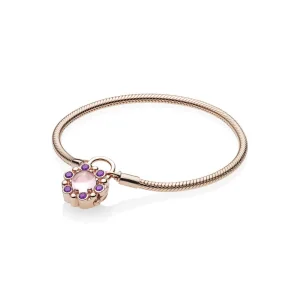 (imagine pentru) Brățară Heraldic Radiance Lacăt Semnătură PANDORA din PANDORA Ro