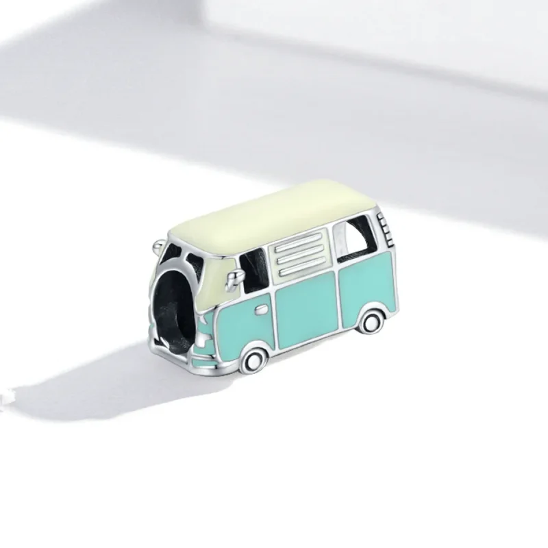 (imagine pentru) Bijuteria Pandora Style Mini Bus Charm - SCC1972 - Vizualizare 2