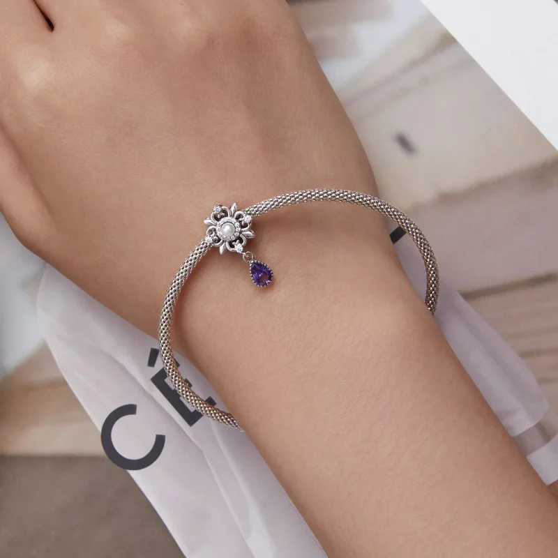(imagine pentru) Breloc de iris în stil Pandora - BSC674 - Vizualizare 5