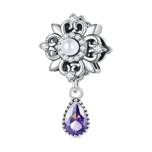 (imagine pentru) Breloc de iris în stil Pandora - BSC674
