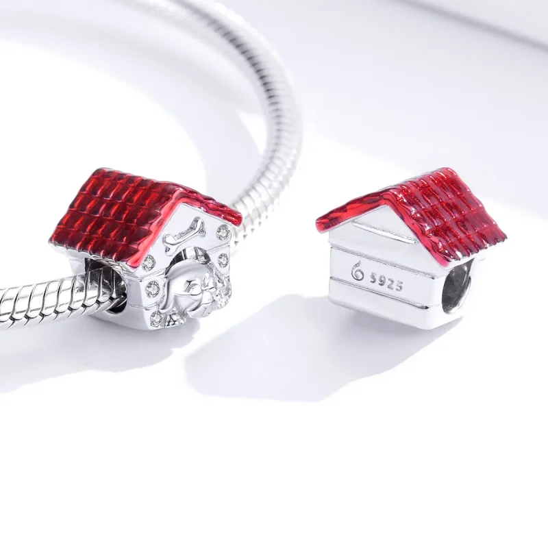 (imagine pentru) Breloc Pandora Style Pet Home - BSC286 - Vizualizare 2
