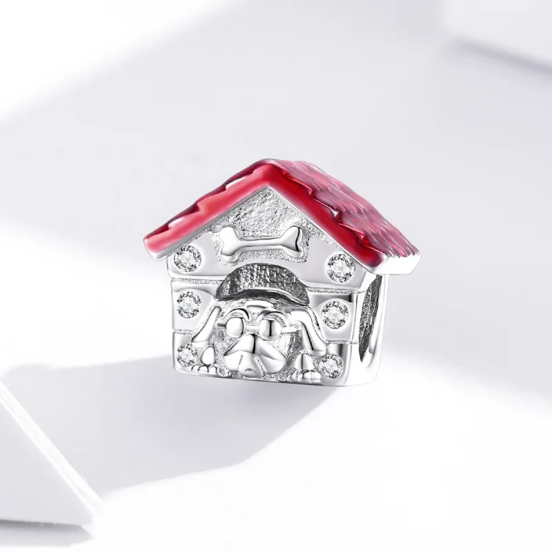 (imagine pentru) Breloc Pandora Style Pet Home - BSC286 - Vizualizare 3