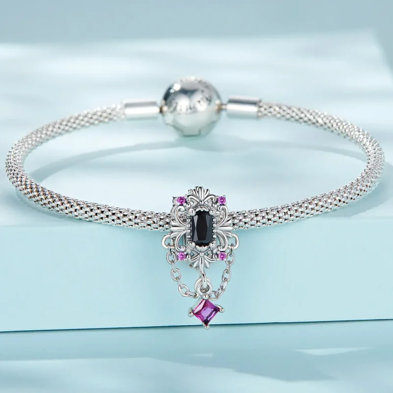(imagine pentru) Breloc stil Pandora cu charm Iris - SCC2379 - Vizualizare 3