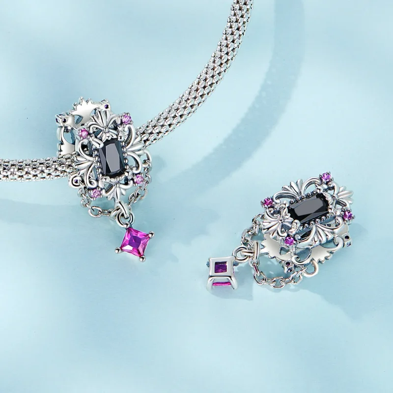 (imagine pentru) Breloc stil Pandora cu charm Iris - SCC2379 - Vizualizare 4