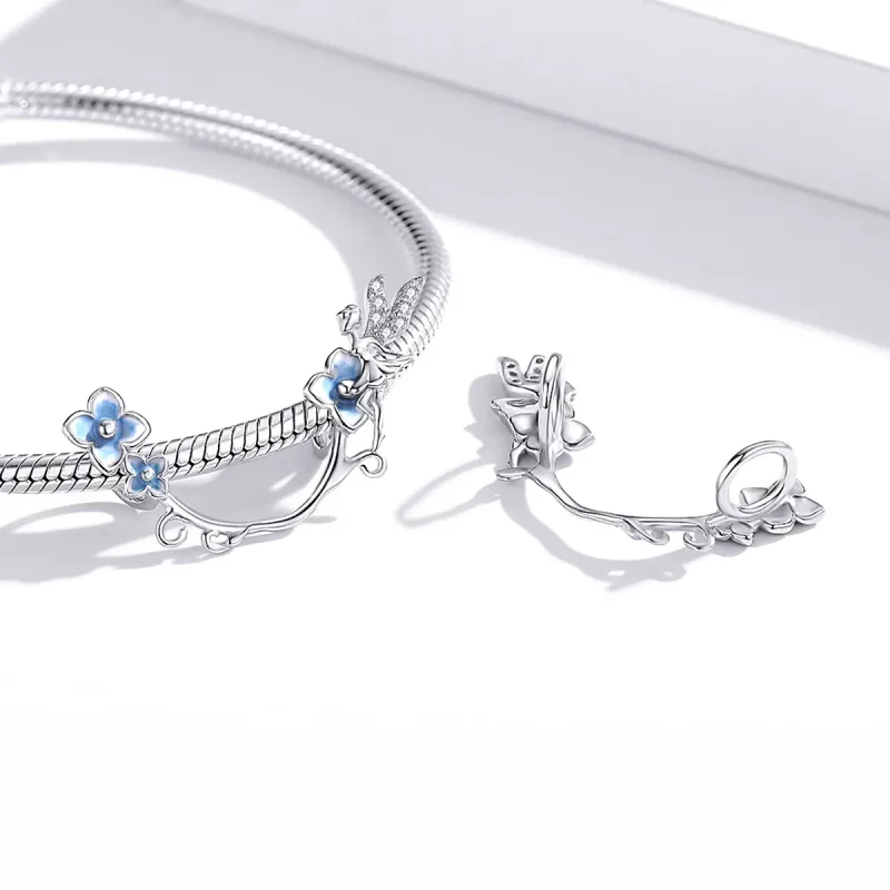 (imagine pentru) Breloc stil Pandora cu talisman Spiritul Florii - BSC391 - Vizualizare 4