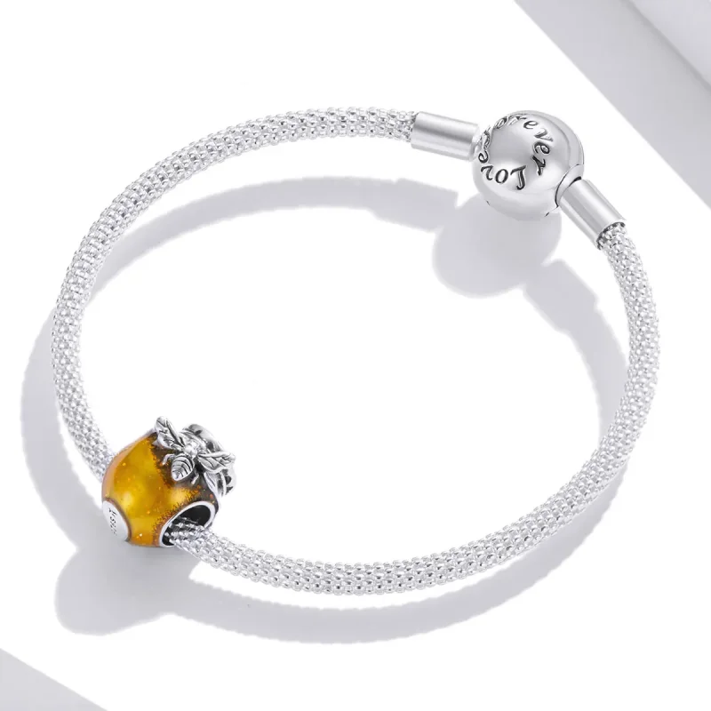 (imagine pentru) Brelocul stil Pandora Honey Pot - SCC1914 - Vizualizare 3