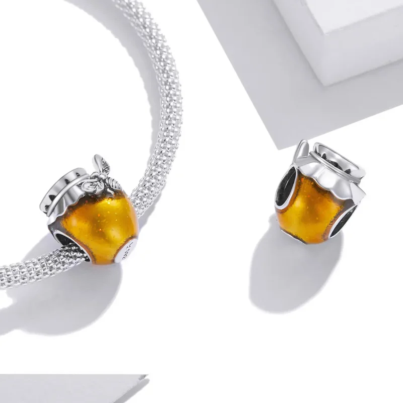 (imagine pentru) Brelocul stil Pandora Honey Pot - SCC1914 - Vizualizare 4