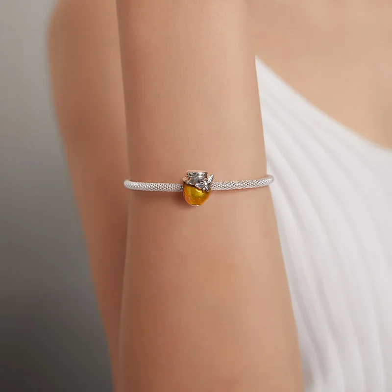 (imagine pentru) Brelocul stil Pandora Honey Pot - SCC1914 - Vizualizare 5