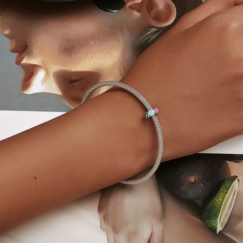 (imagine pentru) Charm colorat cu ochi de demon în stil Pandora - SCC2129 - Vizualizare 6