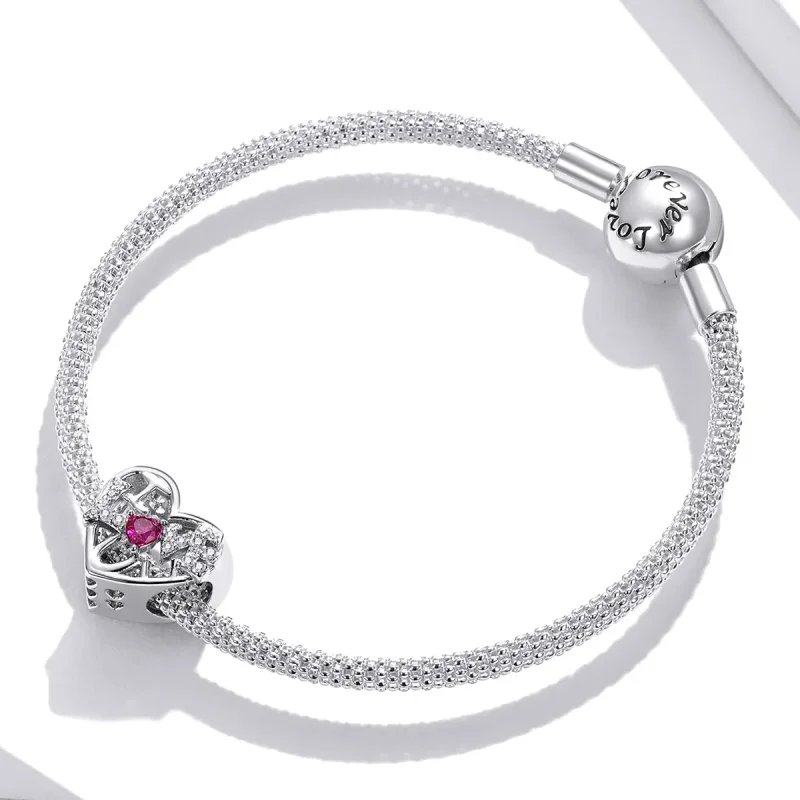 (imagine pentru) Charm "Dragoste strălucitoare" în stilul Pandora - BSC479 - Vizualizare 3