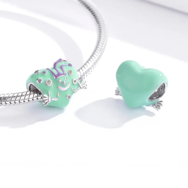 (imagine pentru) Charm în stil Pandora cu clovn fericit - BSC292 - Vizualizare 2