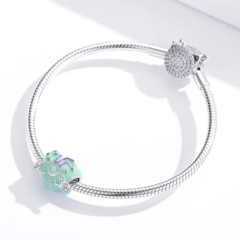 (imagine pentru) Charm în stil Pandora cu clovn fericit - BSC292 - Vizualizare 4