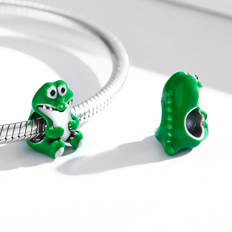 (imagine pentru) Charm în stil Pandora cu crocodil drăguț - SCC2008 - Vizualizare 4
