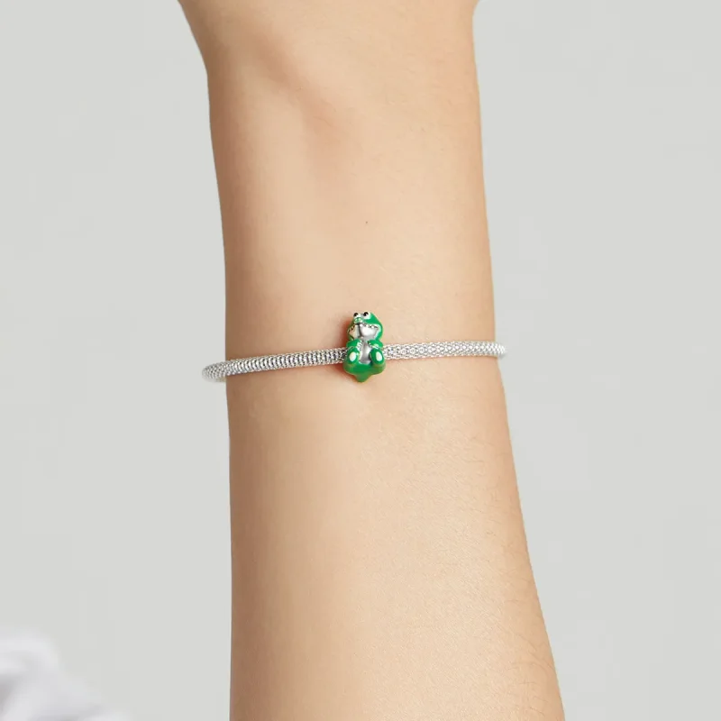 (imagine pentru) Charm în stil Pandora cu crocodil drăguț - SCC2008 - Vizualizare 5