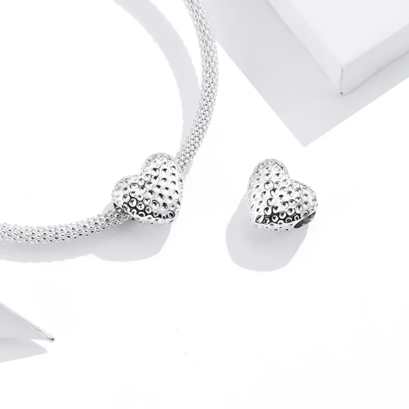 (imagine pentru) Charm în stil Pandora cu inimă strălucitoare - SCC1587 - Vizualizare 4