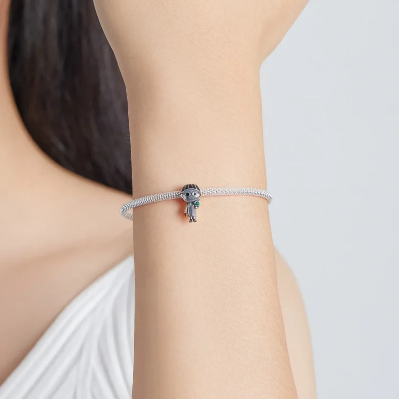 (imagine pentru) Charm în stil Pandora cu unchiul Grim - SCC1989 - Vizualizare 5