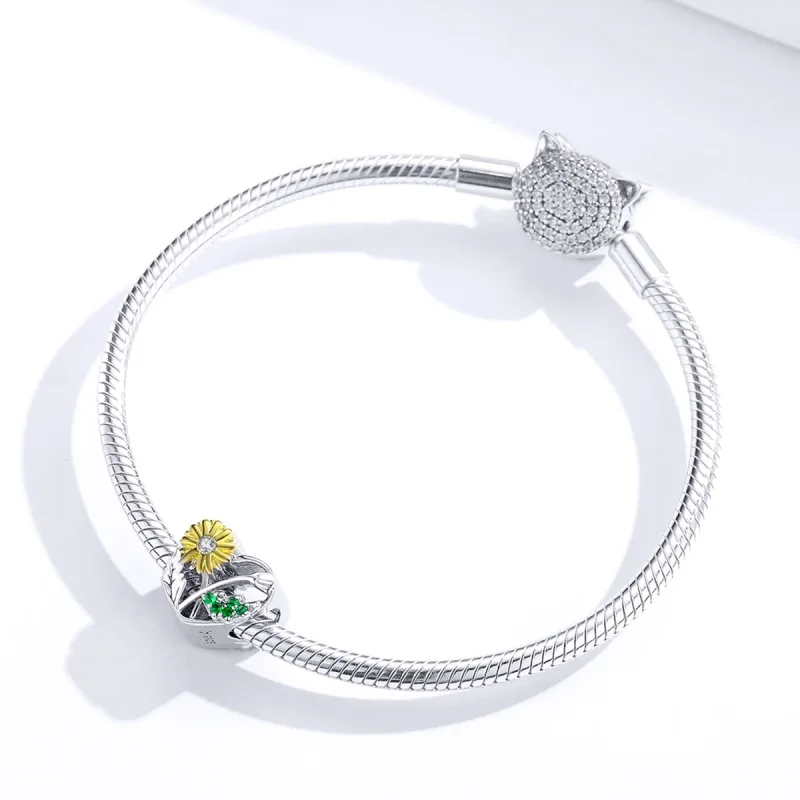 (imagine pentru) Charm în stil Pandora Daisy Story - BSC284 - Vizualizare 3