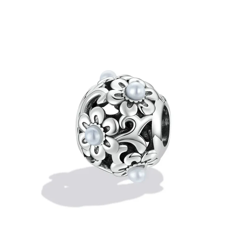 (imagine pentru) Charm în stilul Pandora cu flori clasice - SCC2182 - Vizualizare 2