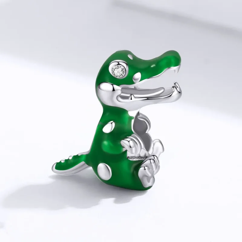 (imagine pentru) Charm Pandora în stil crocodil pentru bebeluși - BSC190 - Vizualizare 2