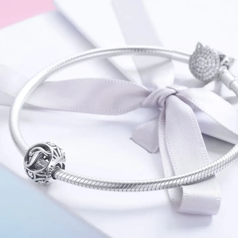 (imagine pentru) Charm Pandora în stil litera T - SCC738-T - Vizualizare 4