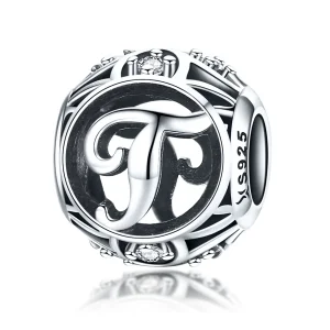 (imagine pentru) Charm Pandora în stil litera T - SCC738-T