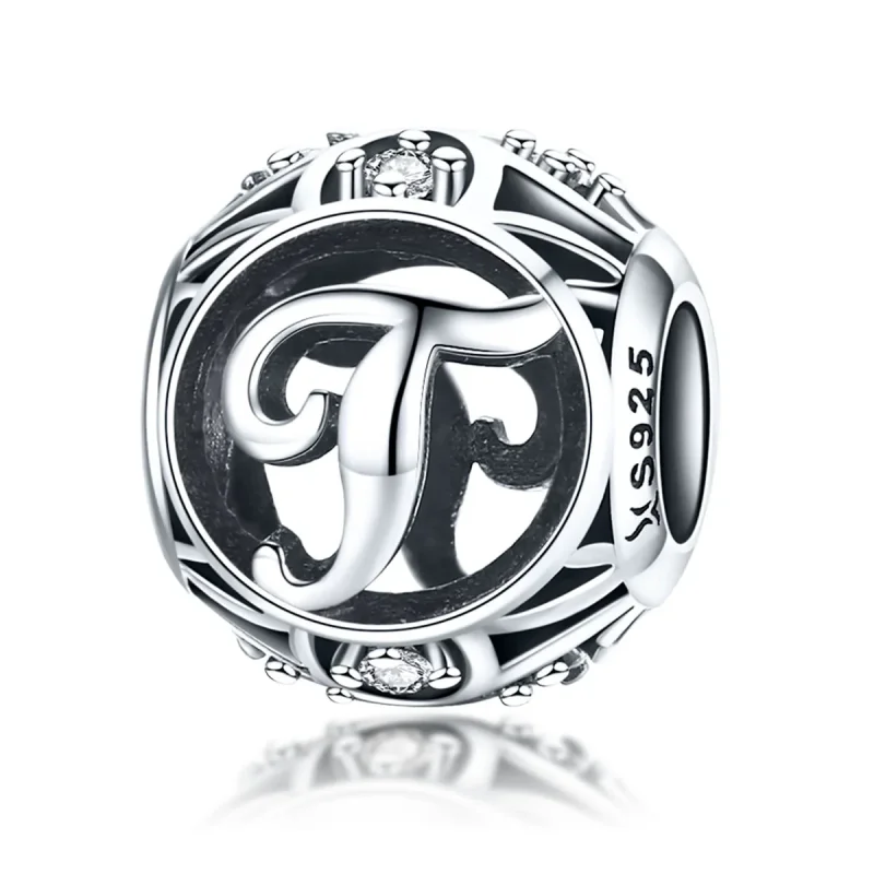 (imagine pentru) Charm Pandora în stil litera T - SCC738-T