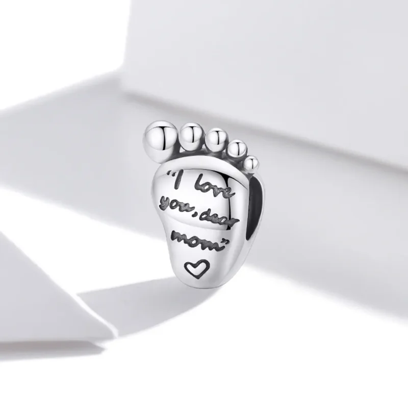 (imagine pentru) Charm Pandora în stilul iubirii pentru picioare - SCC1901 - Vizualizare 2