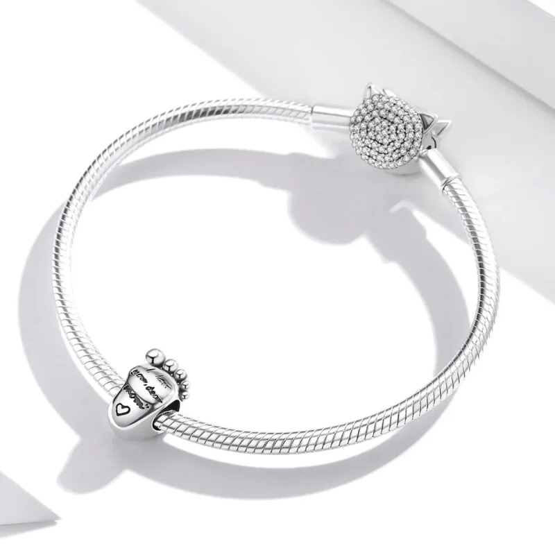 (imagine pentru) Charm Pandora în stilul iubirii pentru picioare - SCC1901 - Vizualizare 3