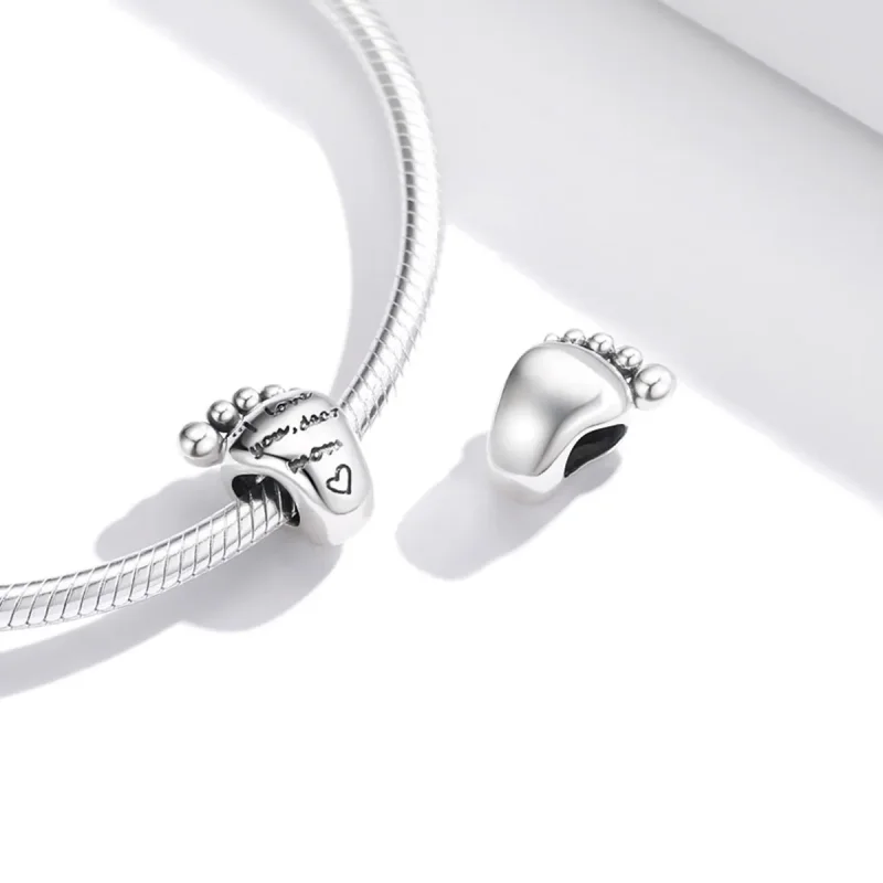 (imagine pentru) Charm Pandora în stilul iubirii pentru picioare - SCC1901 - Vizualizare 4