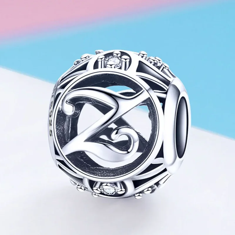 (imagine pentru) Charm Pandora în stilul litera-Z - SCC738-Z - Vizualizare 2