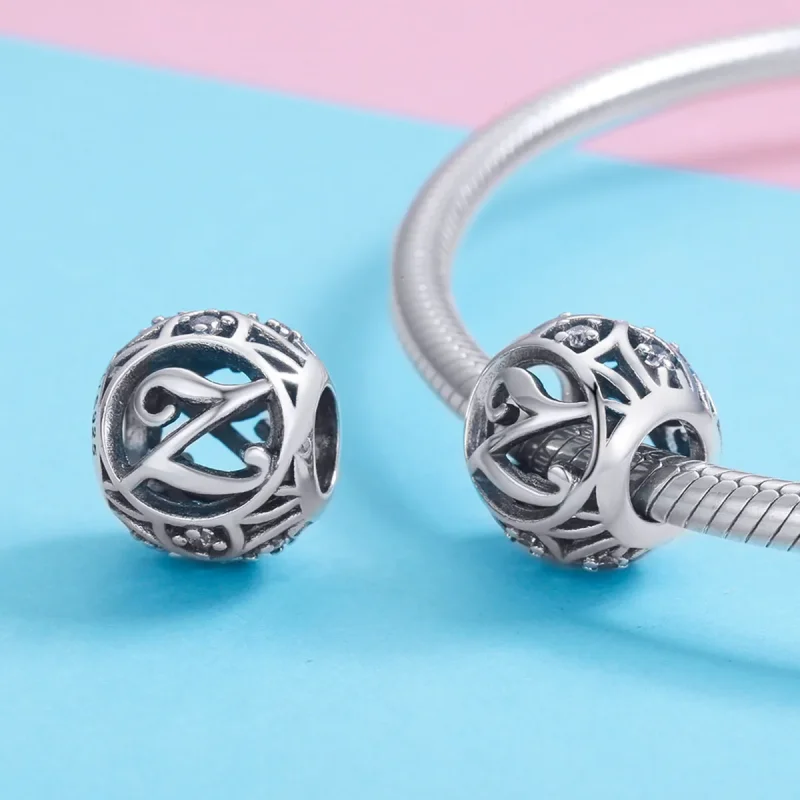 (imagine pentru) Charm Pandora în stilul litera-Z - SCC738-Z - Vizualizare 3