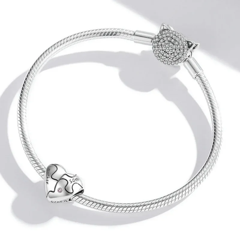 (imagine pentru) Charm Pandora în stilul Love Puzzle - SCC1976 - Vizualizare 3