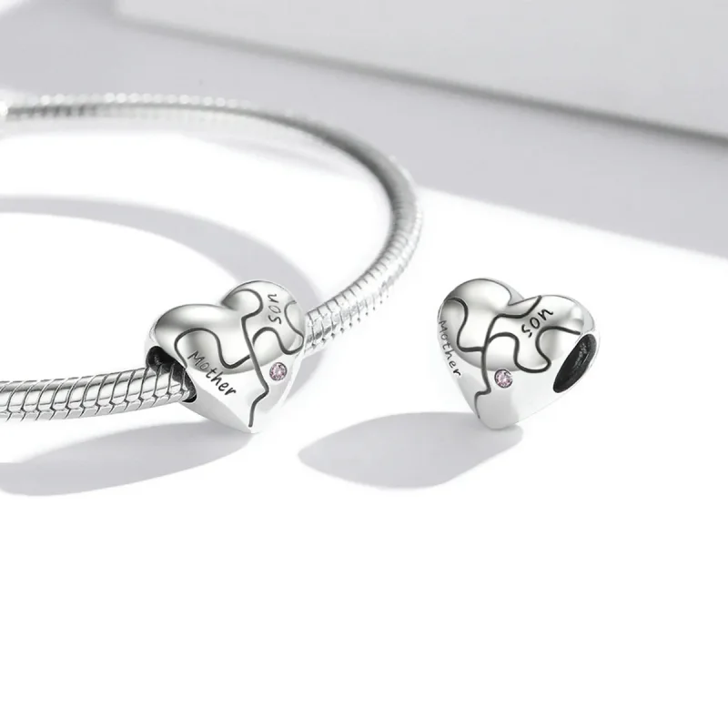 (imagine pentru) Charm Pandora în stilul Love Puzzle - SCC1976 - Vizualizare 4