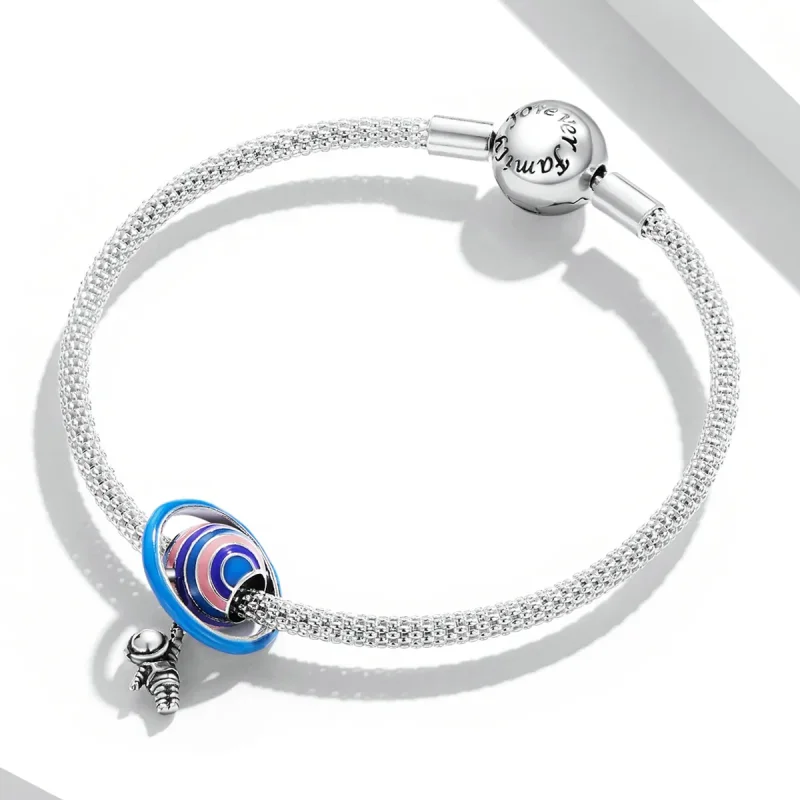(imagine pentru) Charm Pandora în stilul planetei Astronaut - SCC2095 - Vizualizare 3