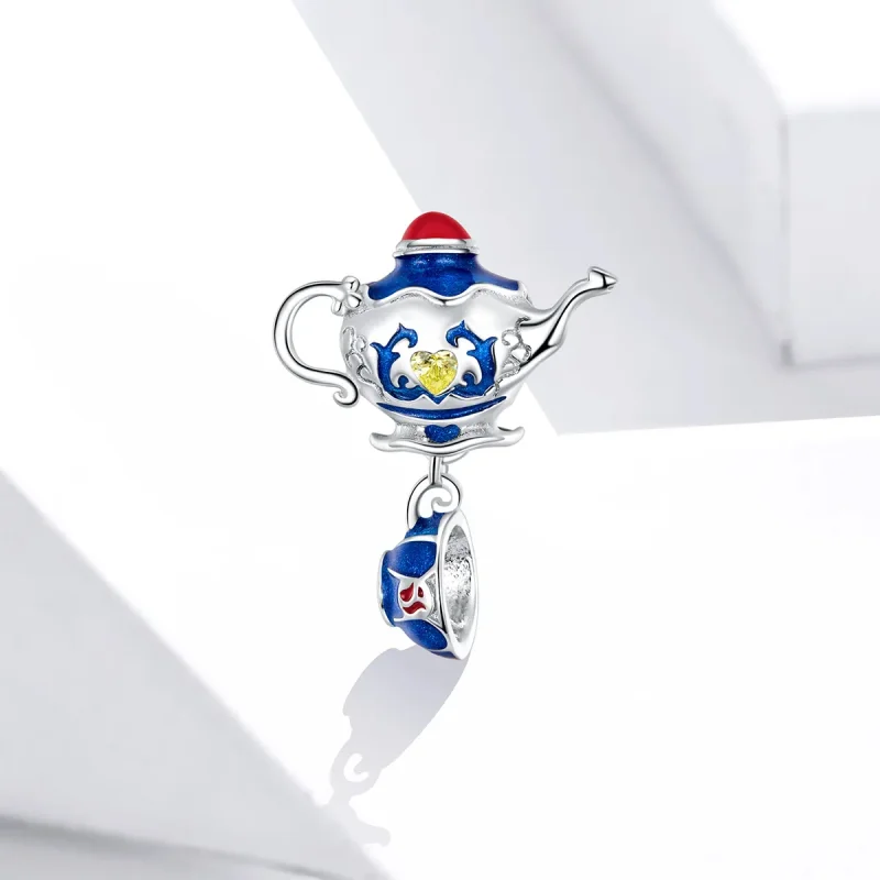 (imagine pentru) Charm Pandora în stilul unui ceainic magic - BSC318 - Vizualizare 2