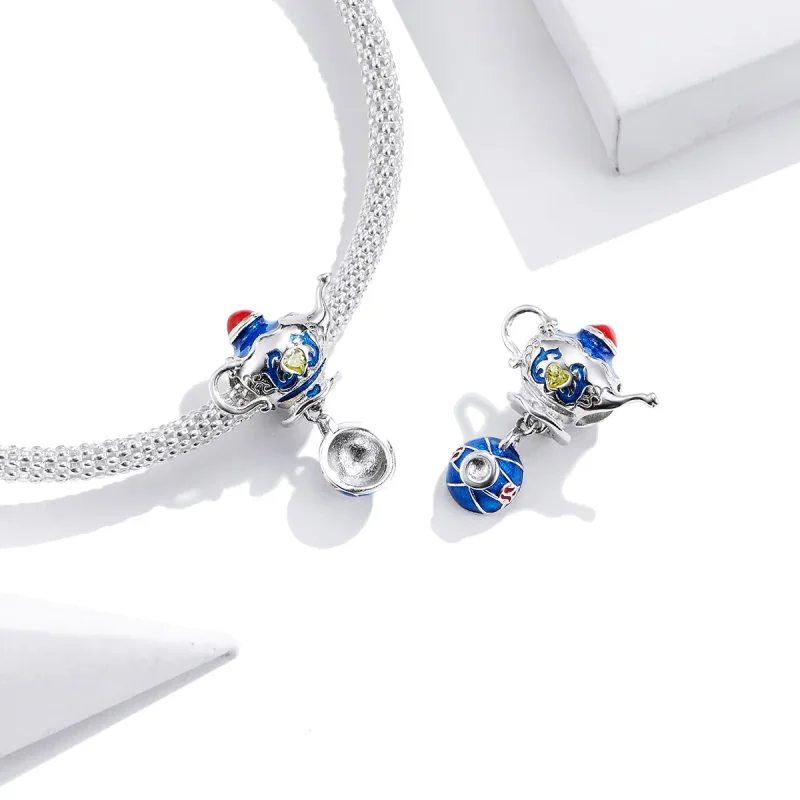 (imagine pentru) Charm Pandora în stilul unui ceainic magic - BSC318 - Vizualizare 3