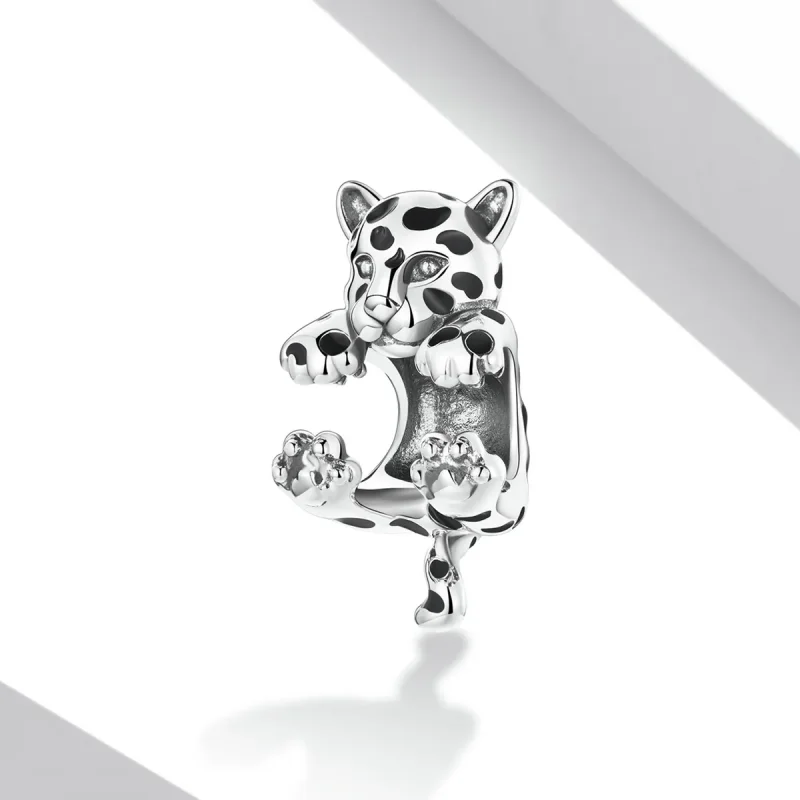 (imagine pentru) Charm Pandora stil Amuzantul Micul Ghepard - BSC556 - Vizualizare 2