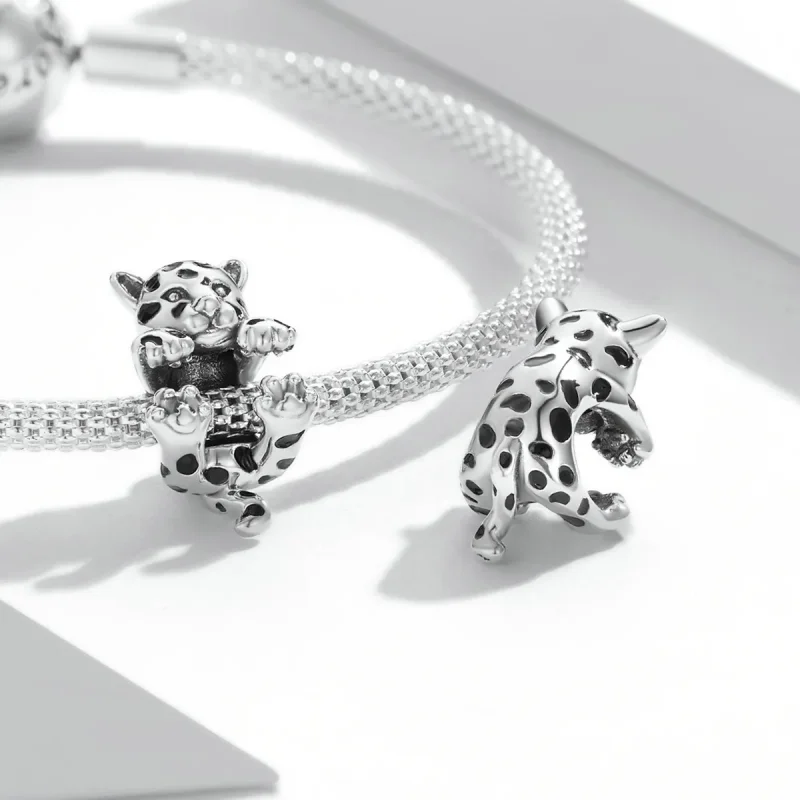 (imagine pentru) Charm Pandora stil Amuzantul Micul Ghepard - BSC556 - Vizualizare 4