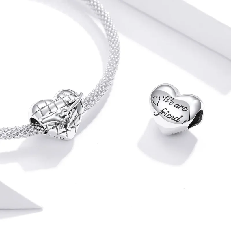 (imagine pentru) Charm Pandora stil Mână în Mână cu Natură - SCC1579 - Vizualizare 4
