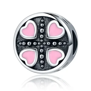 (imagine pentru) Charm Pandora stil roz iubire - SCC157